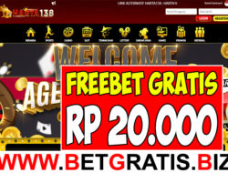 HARTA138 – FREEBET GRATIS RP 20.000 TANPA DEPOSIT