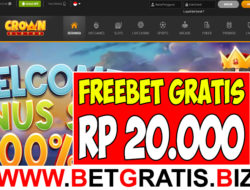 CROWNSLOT88 – FREEBET GRATIS RP 20.000 TANPA DEPOSIT