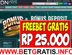 IDNGG – FREEBET GRATIS RP 25.000 TANPA DEPOSIT