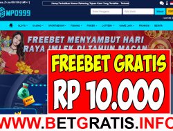 MPO999 – FREEBET GRATIS RP 10.000 TANPA DEPOSIT