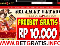 NAGA9SLOT – FREEBET GRATIS RP 10.000 TANPA DEPOSIT