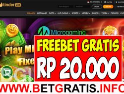 TINDERSLOT – FREEBET GRATIS RP 20.000 TANPA DEPOSIT