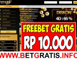 TOTO88 – FREEBET GRATIS RP 10.000 TANPA DEPOSIT