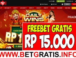 JUDISLOT999 – FREEBET GRATIS RP 15.000 TANPA DEPOSIT