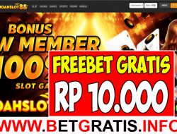 NOAHSLOT88 – FREEBET GRATIS RP 10.000 TANPA DEPOSIT