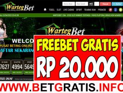 WARTEGBET – FREEBET GRATIS RP 20.000 TANPA DEPOSIT