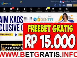 GEN777 – FREEBET GRATIS RP 15.000 TANPA DEPOSIT