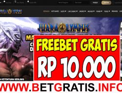 JUARAOLYMPUS – FREEBET GRATIS RP 10.000 TANPA DEPOSIT