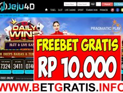 JEJU4D – FREEBET GRATIS RP 10.000 TANPA DEPOSIT