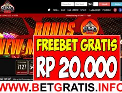 SUMO777 – FREEBET GRATIS RP 15.000 TANPA DEPOSIT