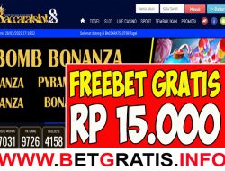 BACCARATSLOT88 – FREEBET GRATIS TERBARU TANPA DEPOSIT RP 15.000