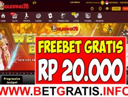 GUDANG78 – FREEBET GRATIS RP 20.000 TANPA DEPOSIT