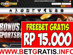 TURBO188 – FREEBET GRATIS RP 15.000 TANPA DEPOSIT