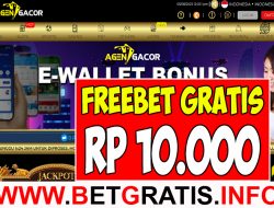 AGENGACOR – FREEBET GRATIS RP 10.000 TANPA DEPOSIT