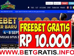 JOKERVEGAS – FREEBET GRATIS RP 10.000 TANPA DEPOSIT