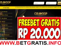 COLOKSGP – FREEBET GRATIS RP 20.000 TANPA DEPOSIT