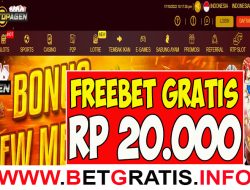 TOPAGEN – FREEBET GRATIS RP 20.000 TANPA DEPOSIT