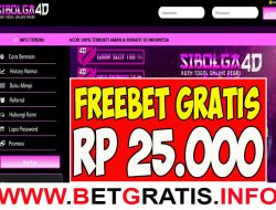 SIBOLGA4D – FREEBET GRATIS RP 25.000 TANPA DEPOSIT