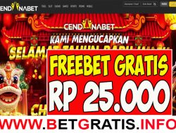 CENDANABET – FREEBET GRATIS RP 25.000 TANPA DEPOSIT