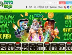 TOTOSOJU – BONUS SLOT 100% NEW MEMBER CLAIM LANGSUNG DIDEPAN