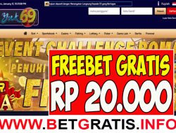 YUK69 – FREEBET GRATIS RP 20.000 TANPA DEPOSIT