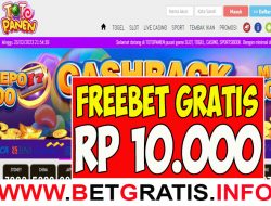 TOTOPANEN – FREEBET GRATIS RP 10.000 TANPA DEPOSIT