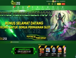 UG212 – BONUS SLOT 100% MEMBER BARU CLAIM LANGSUNG DIDEPAN