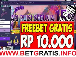 JOKERBO – FREEBET GRATIS RP 10.000 TANPA DEPOSIT