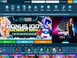 GBO5000 – BONUS SLOT 100% MEMBER BARU CLAIM LANGSUNG DIDEPAN