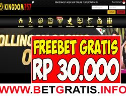 KINGDOM357 – FREEBET GRATIS RP 30.000 TANPA DEPOSIT