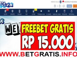 UG123 – FREEBET GRATIS RP 15.000 TANPA DEPOSIT