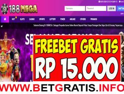 188MEGA – FREEBET GRATIS RP 15.000 TANPA DEPOSIT