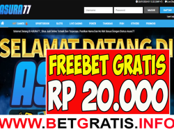 ASURA77 – FREEBET GRATIS RP 20.000 TANPA DEPOSIT