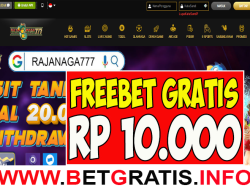 RAJANAGA777 – FREEBET GRATIS RP 10.000 DOWNLOAD APK